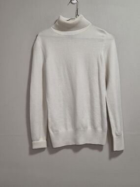 French Connection White Turtleneck Sweater